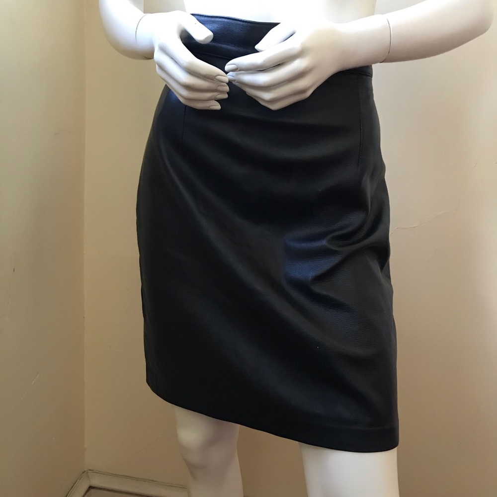 Vintage Danier leather pencil skirt